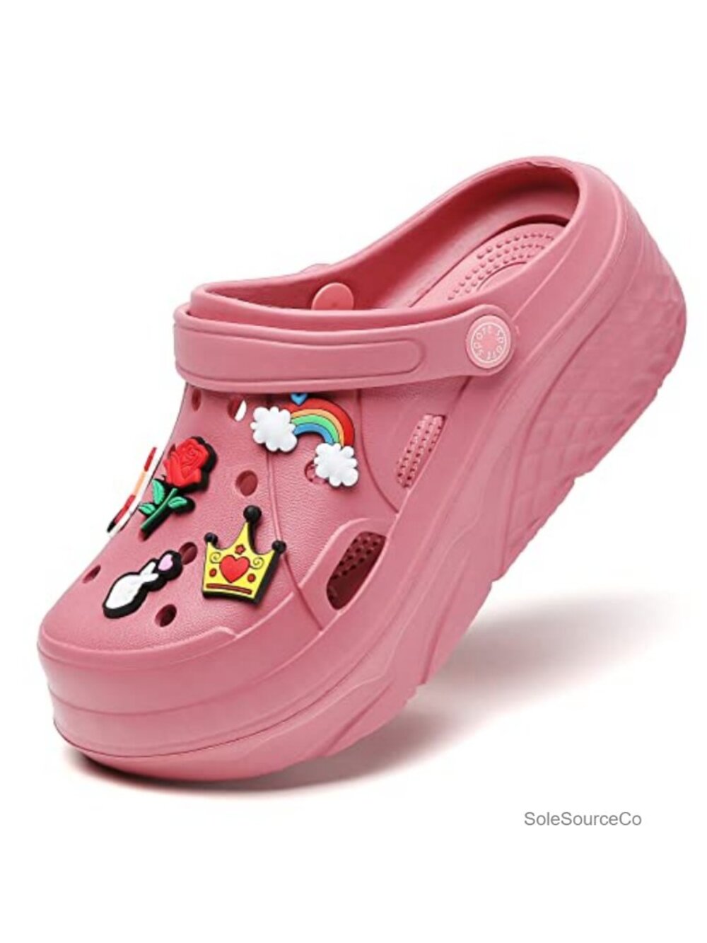 Platform Clogs Slip On Mules Garden Slippers Breathable Footwear